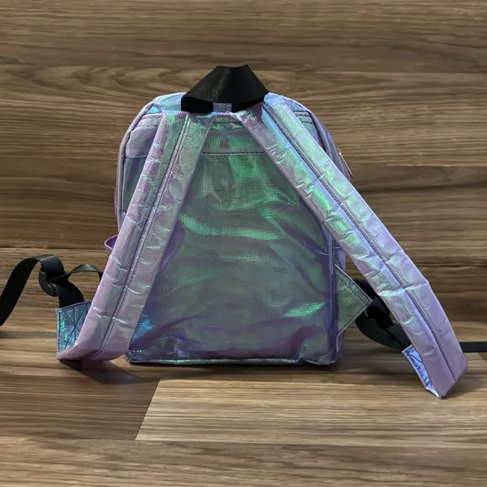 SeaWorld Iridescent Marine Animals Top Zip Mini Backpack